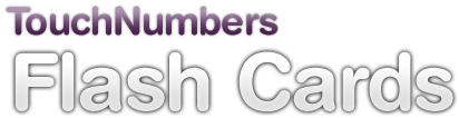 TouchNumbers Flash Cards Logo