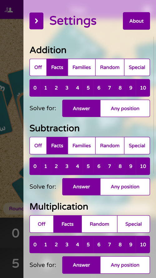 Screenshot User Settings